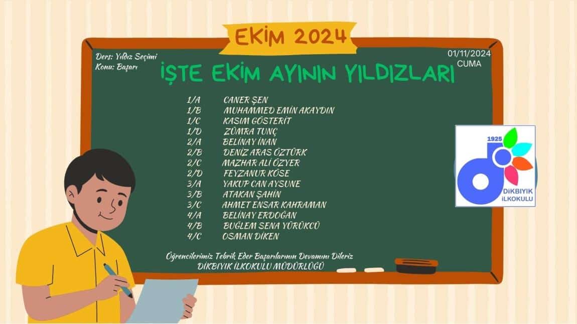 İŞTE EKİM AYININ YILDIZLARI